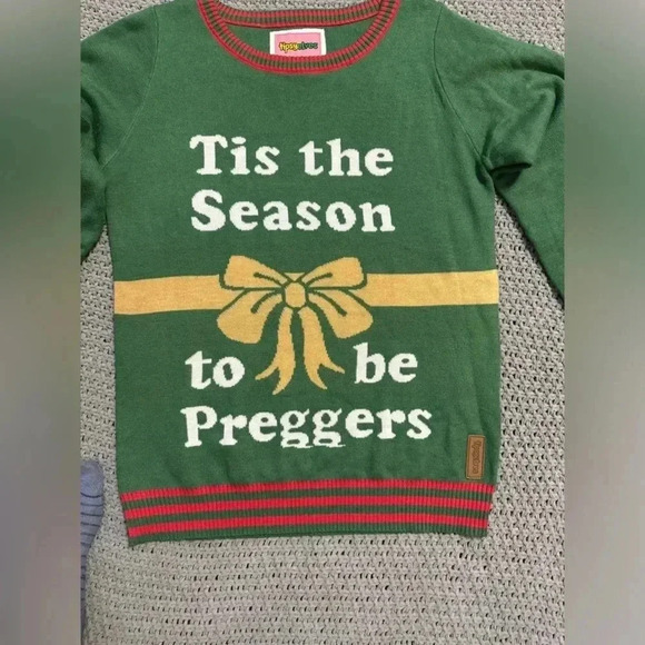 Tipsy Elves Preggers Sweater Size Small NWOT - Picture 2 of 6